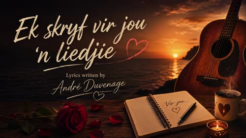 EK skryf vir jou 'n liedjie...